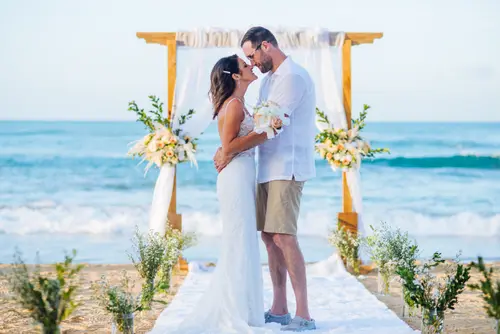 Punta Cana Wedding Photographer for Minimalist Beach Ceremonies