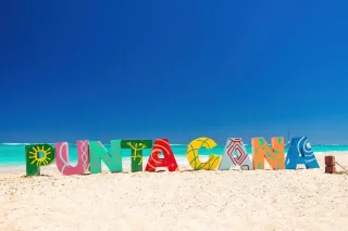 A tropical paradise